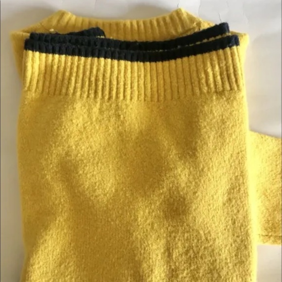 Tommy Hilfiger Men’s Yellow Wool Blend Round Neck Sweater XL - Picture 13 of 14